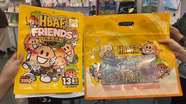 আরজিএস প্যাকেজিং কাস্টম থ্রি এজ সিল করা জিপার স্ট্যান্ড-আপ পাউচ ব্যাগ তৈরি করে