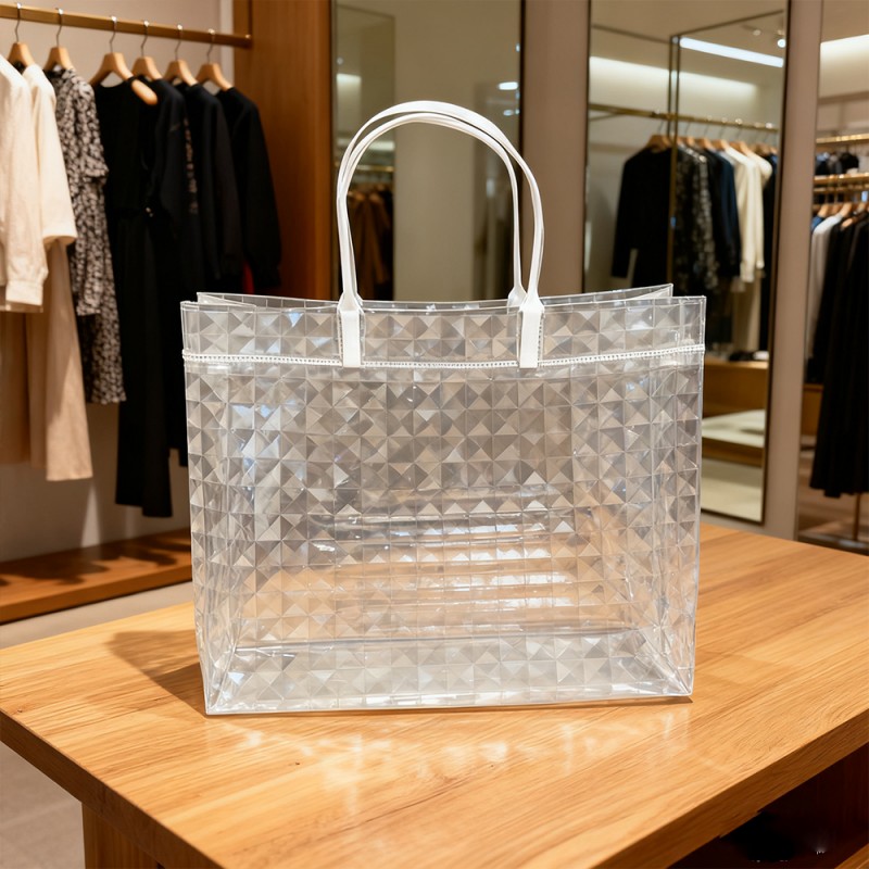 3D প্রভাব স্তরিত উপহার টোট ব্যাগ