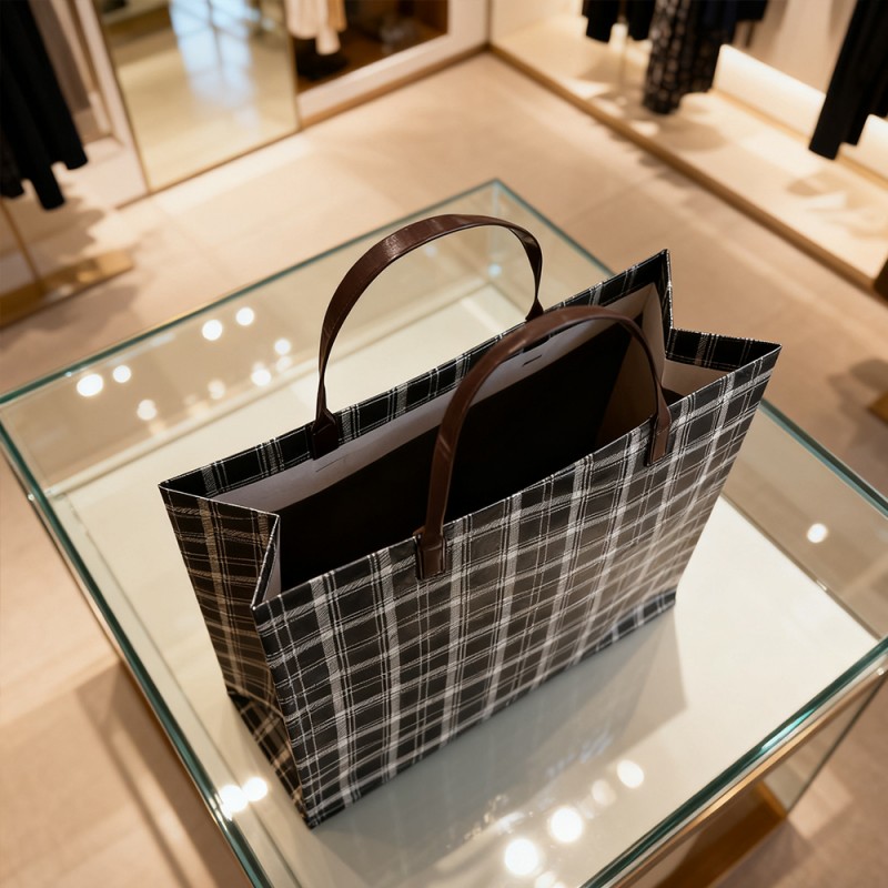 পিপি এবং পিই লেমিনেটেড উপহার টোট ব্যাগ