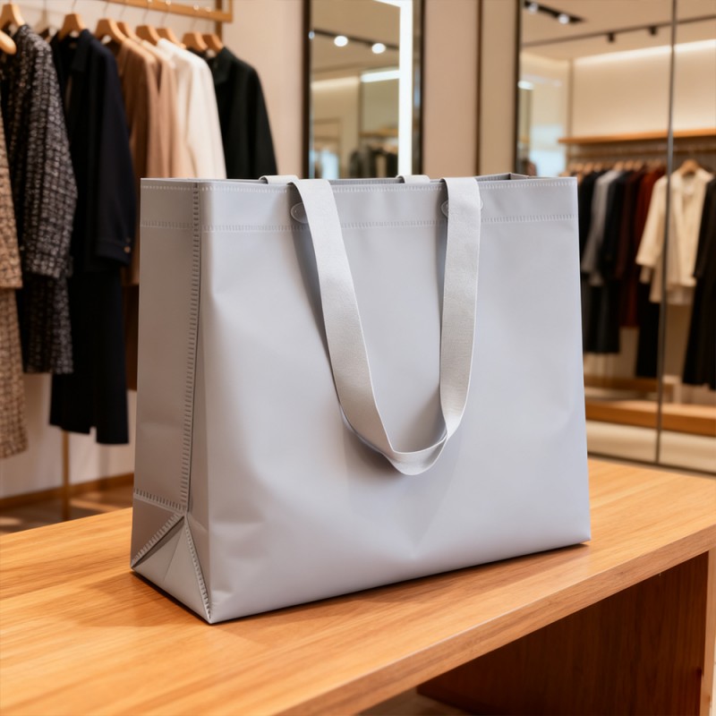 পিপি লেমিনেটেড ক্রাফট পেপার গিফট টোট ব্যাগ